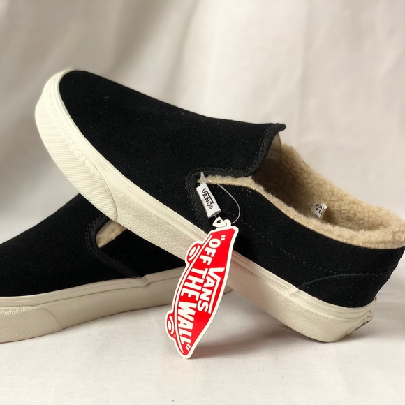 vans era fleece suede